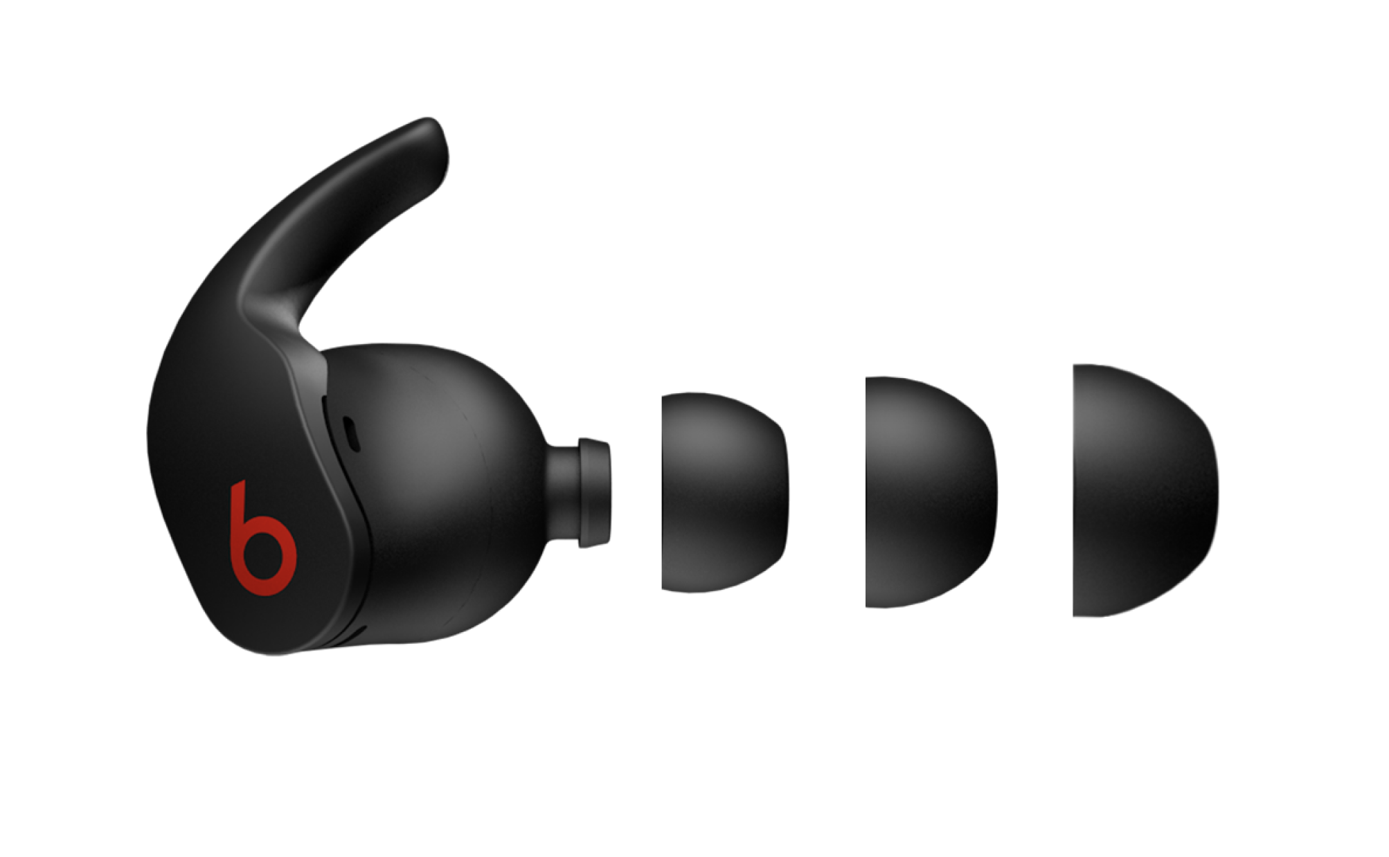 展示 Beats Fit Pro 耳塞尺寸:小号、中号和大号